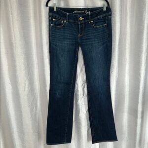American Eagle Outfitters Low Rise Slim Bootcut Women's Blue Jeans
